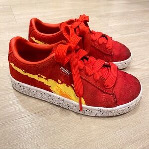 Size 2C | Puma Paw Patrol Marshall Kids Red Sneakers Fire Dog